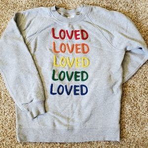 NWOT Hanna Andersson LOVED Sweatshirt